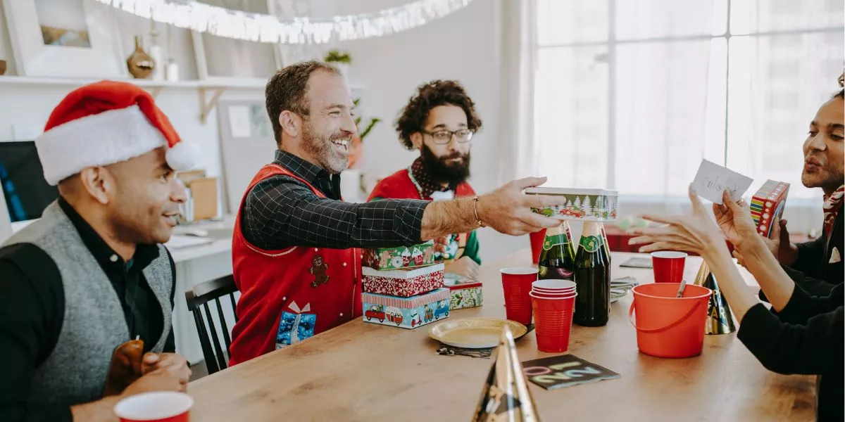 navidad en la oficina 