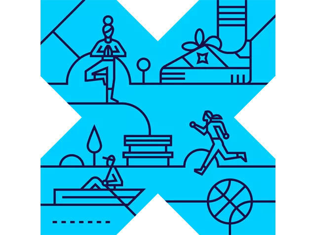 Ilustración con la X de Pluxee