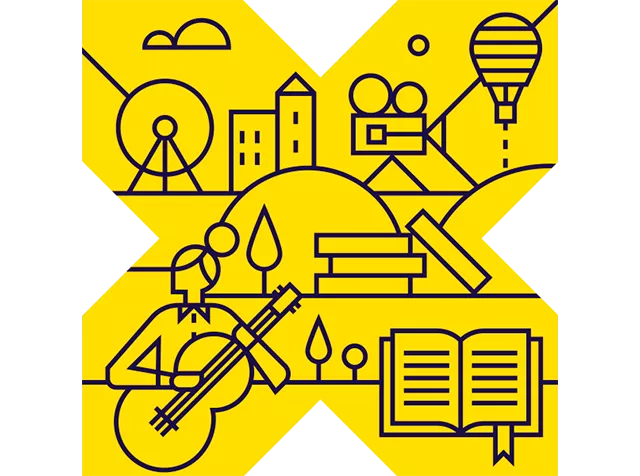 Ilustración con la X de Pluxee