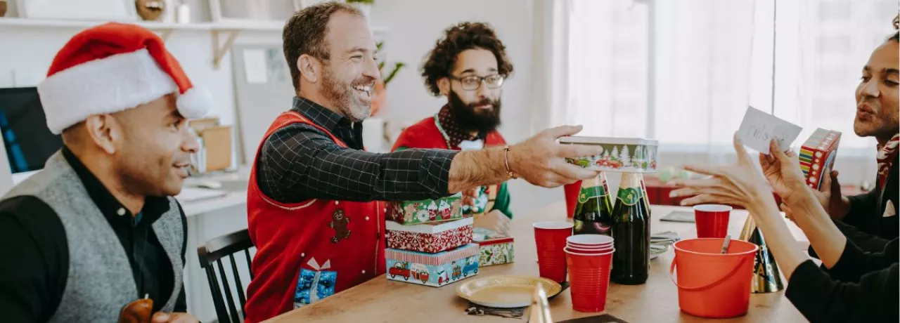 navidad en la oficina