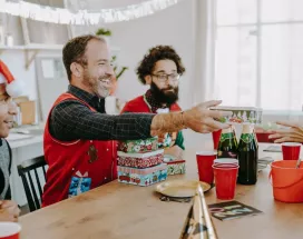 navidad en la oficina