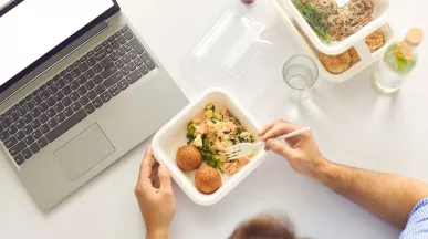 Almuerzo en la oficina