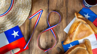 celebración del 18 en la oficina