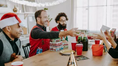 navidad en la oficina