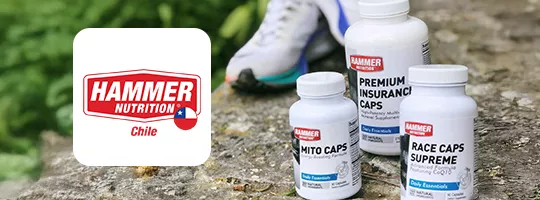 Imagen muestra la marca Hammer y tres suplementos