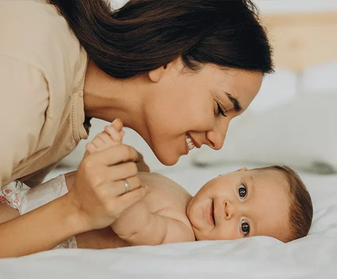 Imagen de una madre con su niño