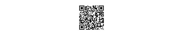 Código QR sobre fondo oscuro para acceder a un enlace digital.